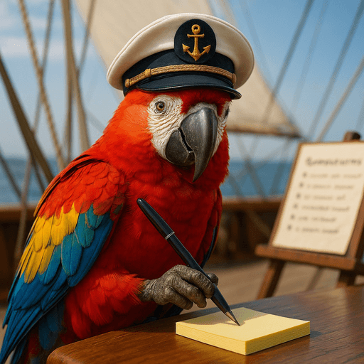 Captain Memo Parrot - готов записывать ваши мысли